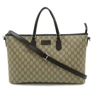GUCCI Brown Leather Shoulder Bag